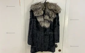 Купить Норковая шуба с меховым капюшоном 50-52р б/у , в Тюмень Цена:15000рублей