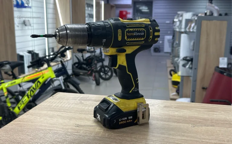 дрель шуруповерт hanskonner hcd1838r