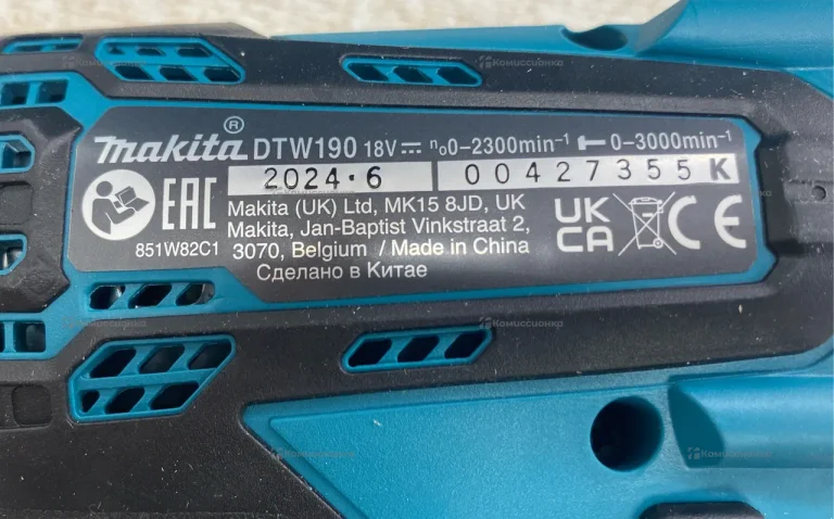 Гайковерт makita DTW190