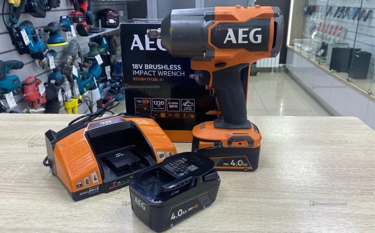 Ударный гайковерт AEG BSS18HTF12BL