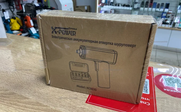 Электрическая аккумуляторная отвертка шуруповерт x