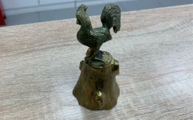 Фигурка колокольчик Петушок Колокольчик бронза