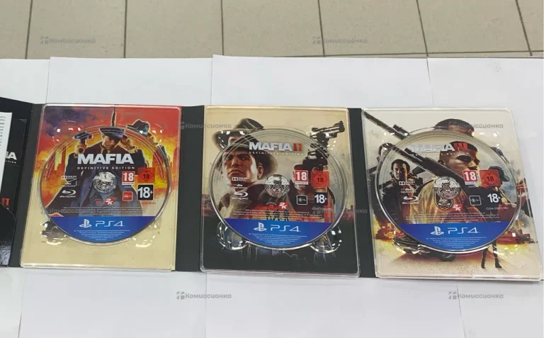 PS4 диск.Mafia Trilogy