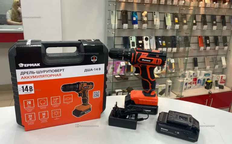 Дрель шуруповерт Ермак ДША-14В
