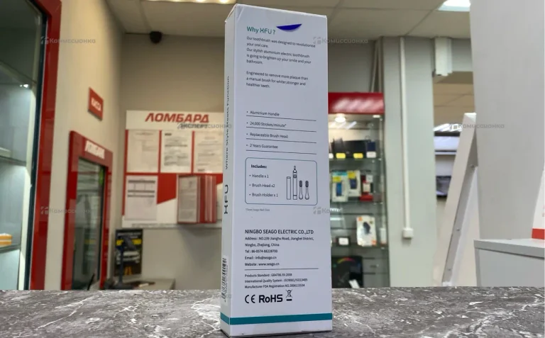 Электрическая зубная щетка XF-21, ультразвуковая, 2 режима, 2 насадки, 24 000 вибраций, серый