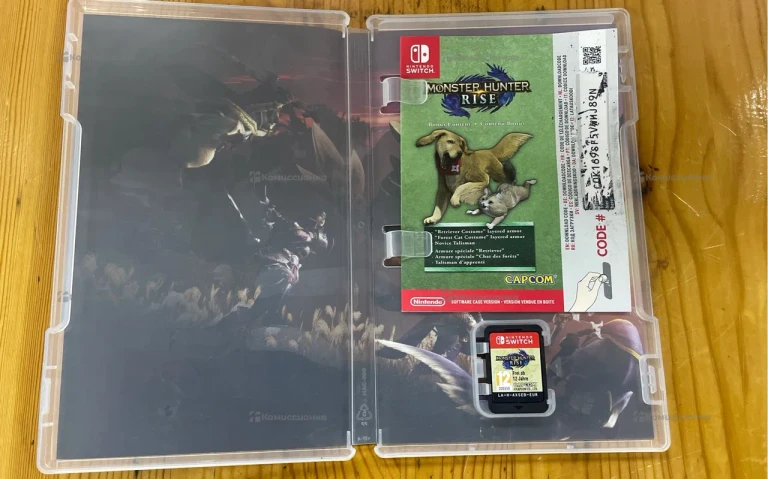 Nintendo картридж monster hunter rise