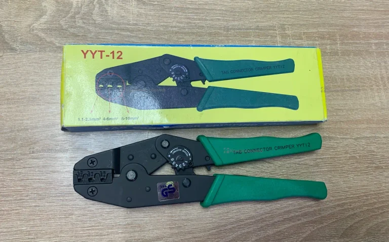 Tab connector crimping tool yet 12