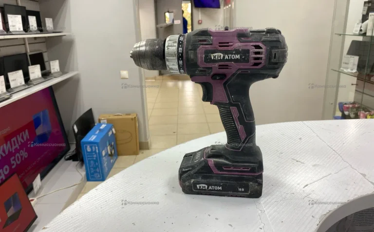 дрель шуруповерт аккумуляторная KM ATOM  CD-181/2