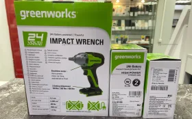 Купить Аккумуляторный гайковерт Greenworks GD24IW400 б/у , в Санкт-Петербург Цена:9900рублей