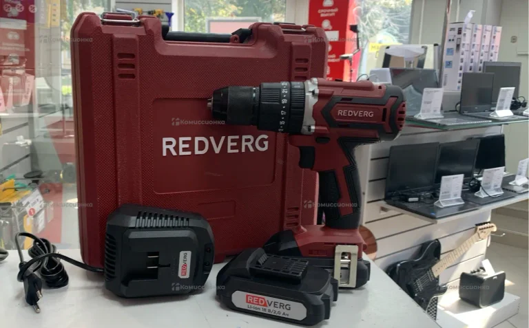 Аккумуляторный шуруповерт RedVerg RD-IS18BL/U удар