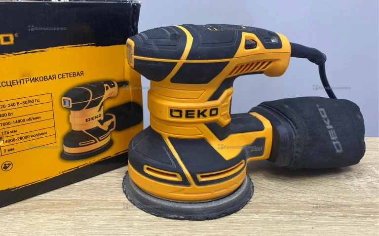 Эксцентриковая шлифмашина сетевая DEKO DKG400-125