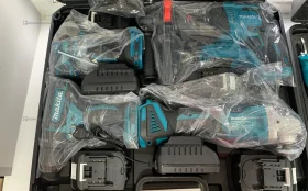 Набор Makita 4в1 (Перф/УШМ/Шурп/Гайк-т)