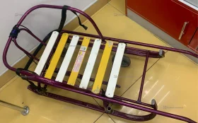 Купить Санки детские с колесиками б/у , в Уфа Цена:490рублей