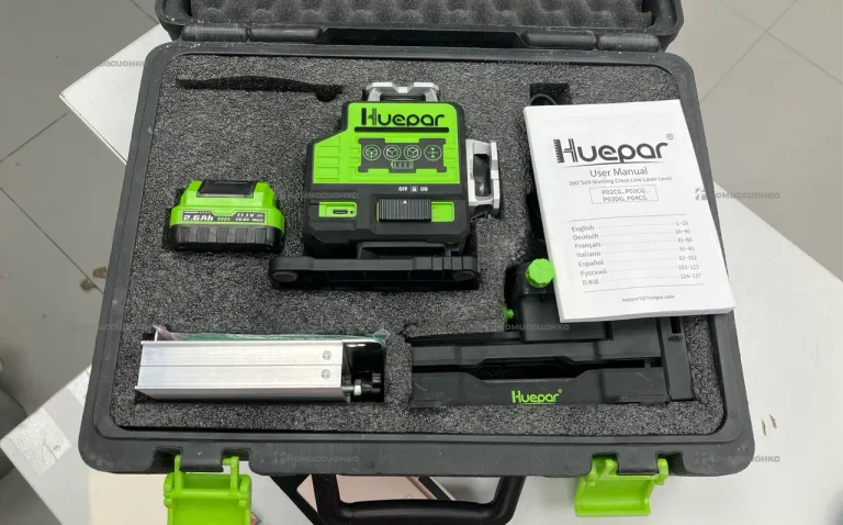 P04CG лазерный нивелир, huepar,