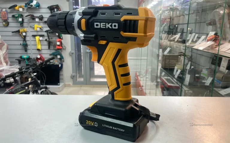Аккумуляторная дрель-шуруповерт DEKO 20V DKCD20FU