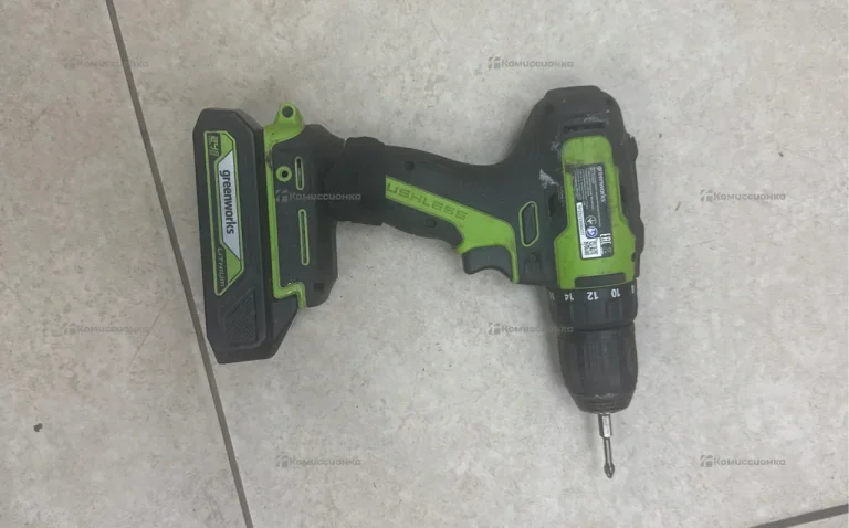 Шуруповерт аккумуляторный Greenworks GD24DD35