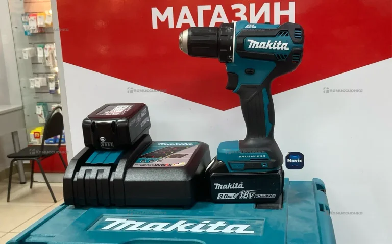 Аккумуляторная дрель-шуруповерт Makita DDF485RFJ