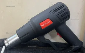 Строительный фен черный