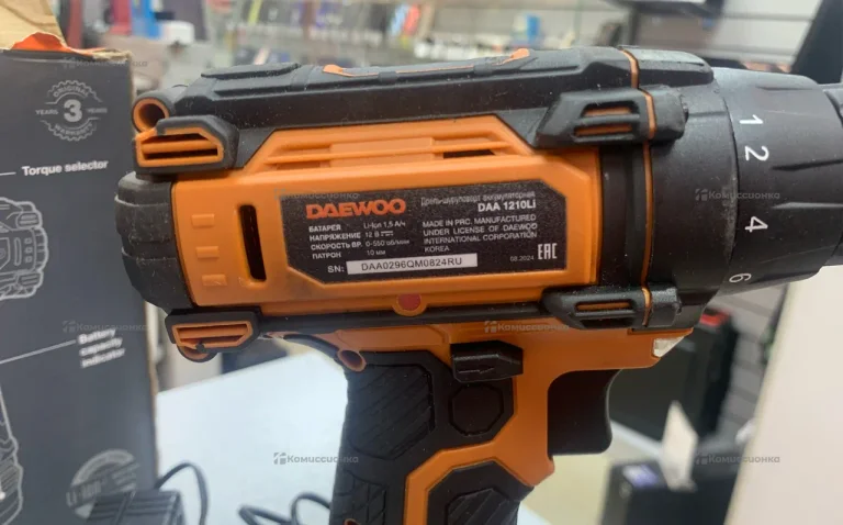 Дрель-шуруповерт Daewoo Power Products DAA 1210Li