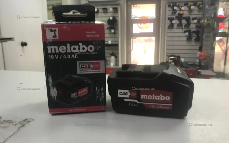 Аккумулятор metabo 18v 4.0a