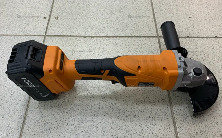 Аккумуляторная УШМ Razz ag-213kr.