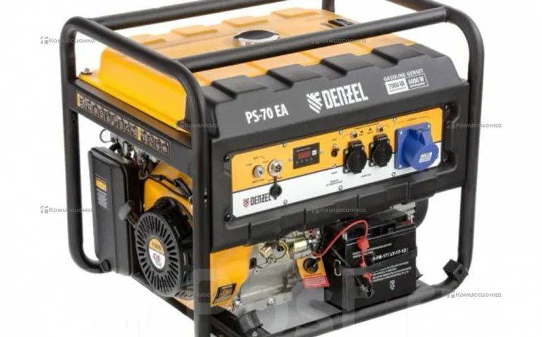 Бензиновый генератор denzel ps-70ea