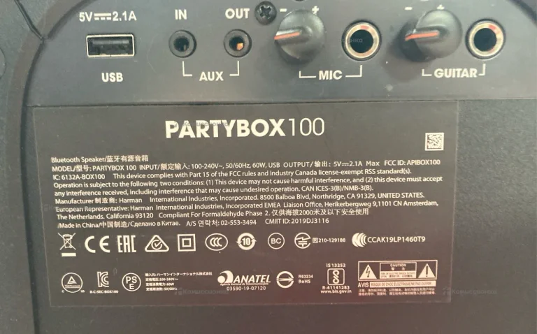 Колонка  Jbl partybox 100