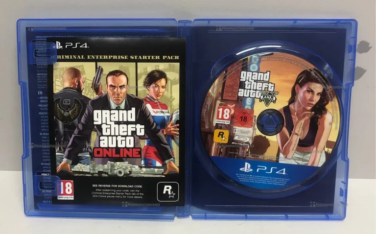 PS4. Диск PS4 GTA 5..