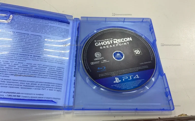PS4. Диск Tom Clancy Ghost Recon Breakpoint