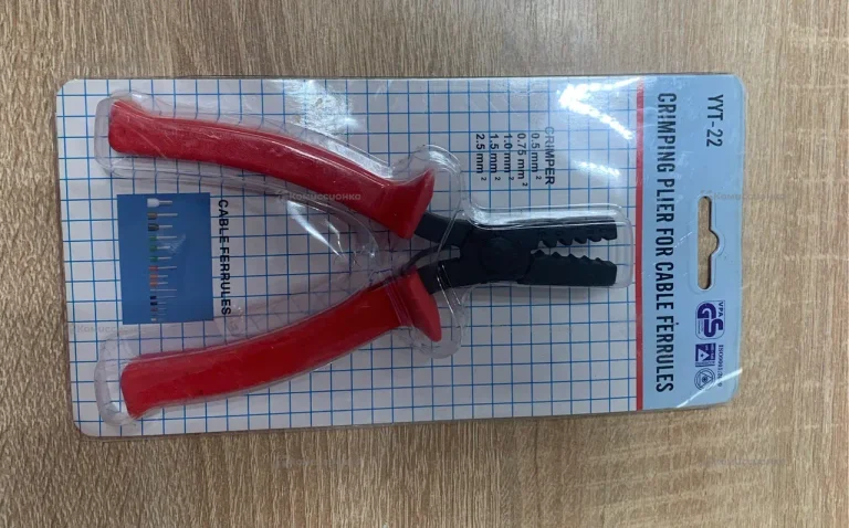 Crimping plier for cable ferrules yyt 22