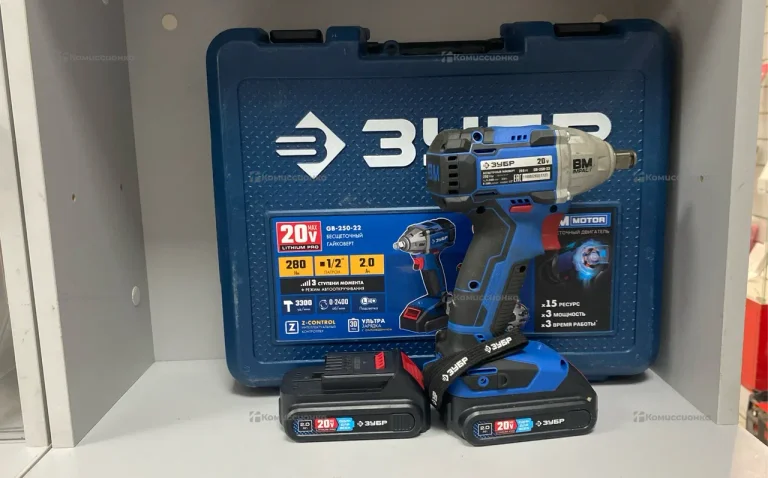 Аккумуляторный ударный гайковерт ЗУБР GB-250-22