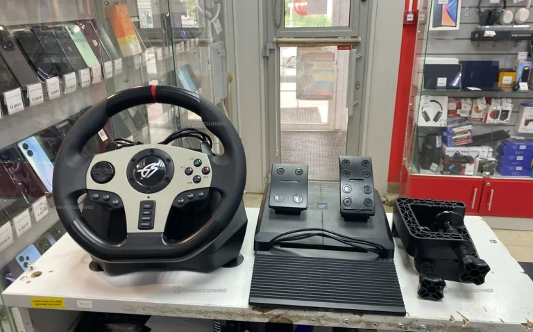 Игровой руль dexp wheelman pro