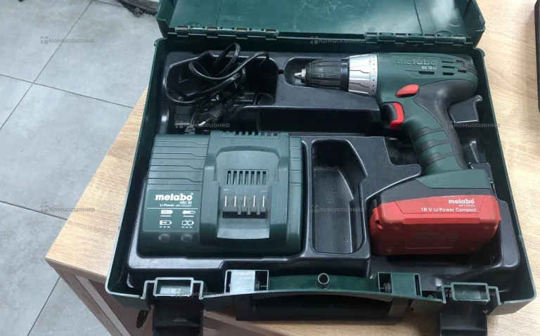 Дрель-шуруповерт metabo BS 18 Li 2009 1.3Ah x2 Cas