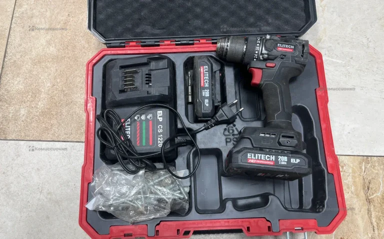 Аккумуляторная дрель-шуруповерт Elitech CD 20SL2