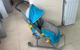 Купить Санки коляска детские Ника Детям-4 б/у , в Самара Цена:1500рублей