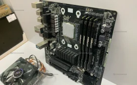 Комплект материнская плата, процессор fx8350, опе