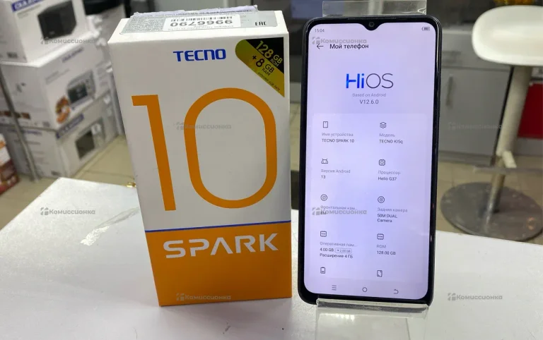 Tecno Spark 10 4/128 ГБ
