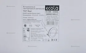 Купить Встраиваемый светодиодный светильник €COLA 6500K б/у , в Самара Цена:350рублей