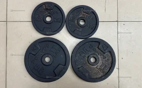 Купить Гриф с блинами 14кг б/у , в Пермь Цена:1990рублей