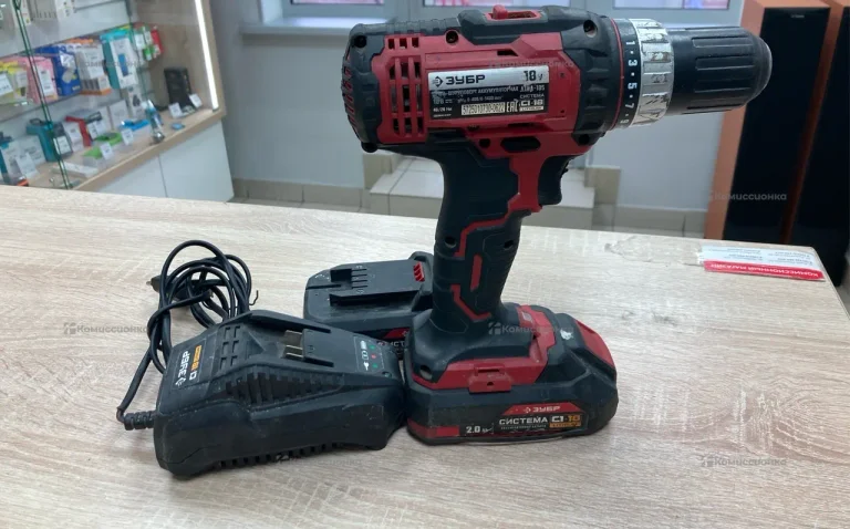 Дрель шуруповерт ЗУБР ДШЛ-185