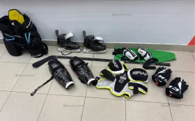 Купить Хоккейная на форма размер М, клюшка, коньки б/у , в Казань Цена:9900рублей