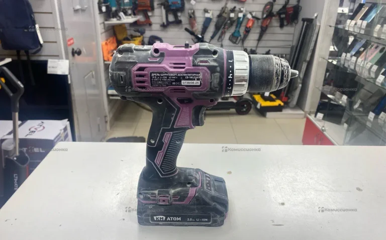 Дрель Шуруповерт KM Atom CD-181