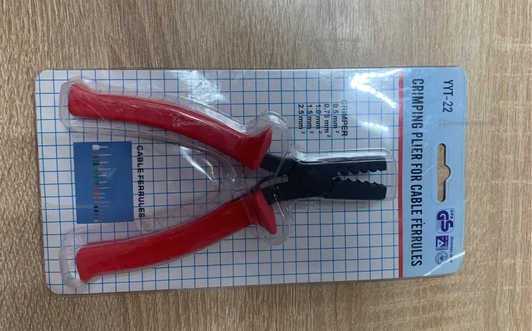 Crimping plier for cable ferrules yyt 22
