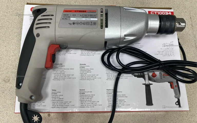 Ударная дрель CROWN CT10092