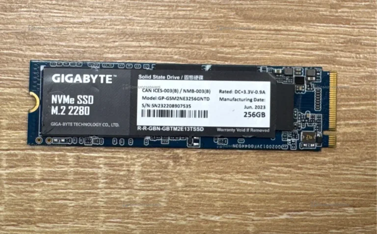 SSD Gigabyte M.2 2280 256Gb