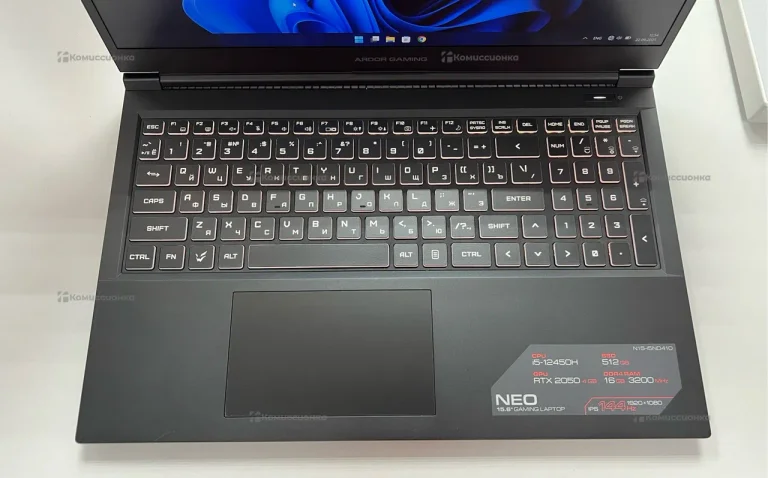 Ноутбук Ardor Gaming RTX 2050 4gb