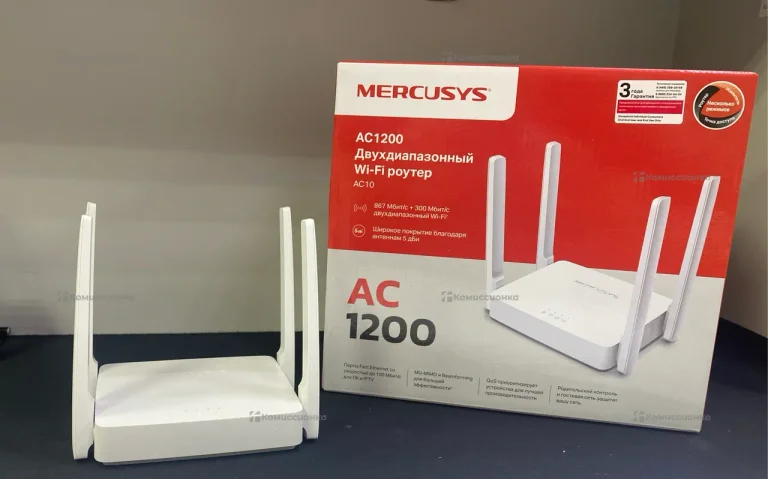 Роутер двухдиапазонный mercusys ac10