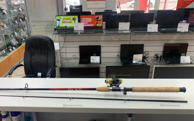 Спиннинг azor fishing с катушкой