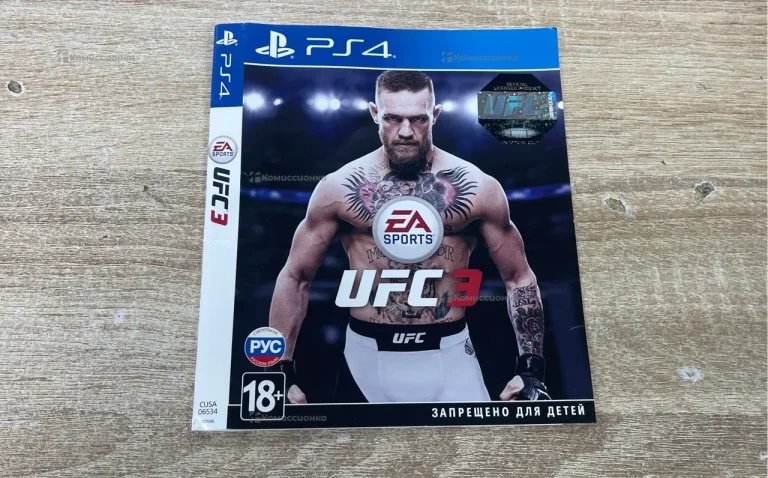 PS4 диск. UFC 3