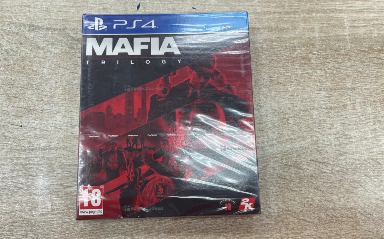 диск ps4 Mafia Trilogy